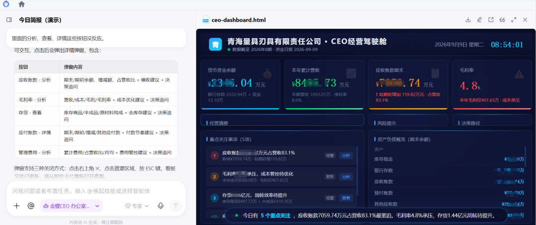 CEO经营驾驶舱